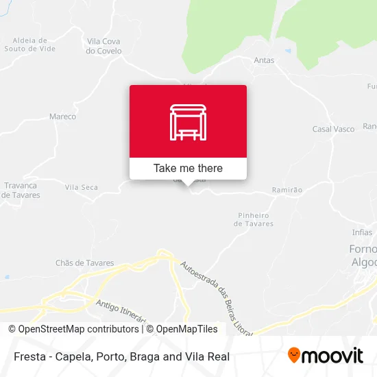 Fresta - Capela map