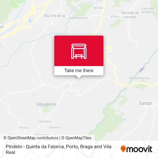 Pindelo - Quinta da Falorca map