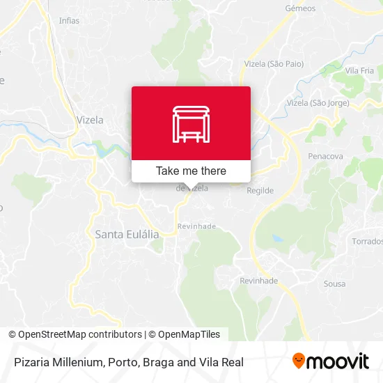 Pizaria Millenium map