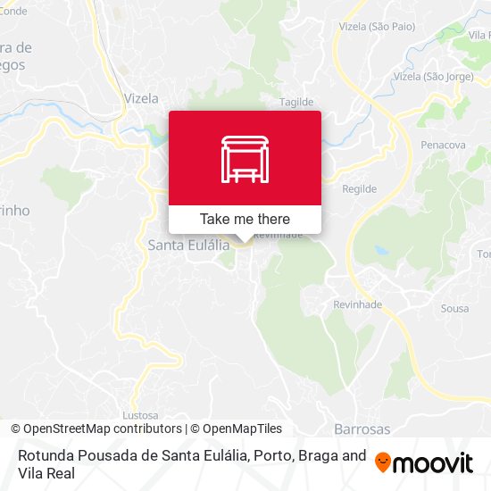 Rotunda Pousada de Santa Eulália map