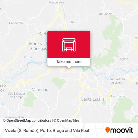 Vizela (S. Romão) mapa