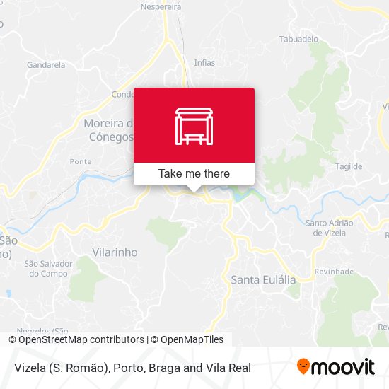 Vizela (S. Romão) mapa