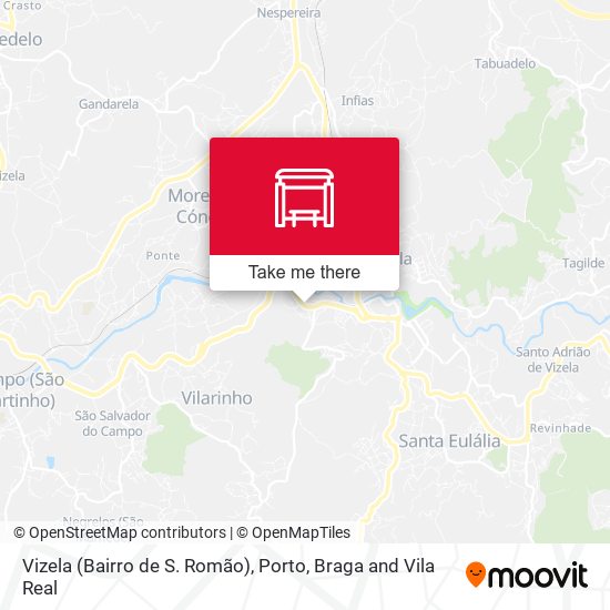 Vizela (Bairro de S. Romão) map