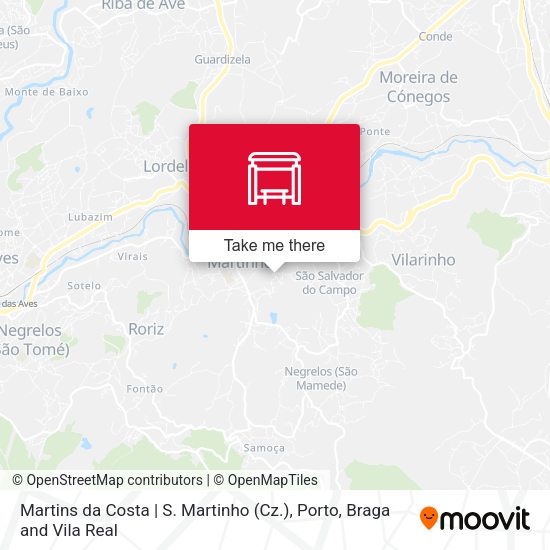 Martins da Costa | S. Martinho (Cz.) map