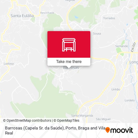 Barrosas (Capela Sr. da Saúde) map