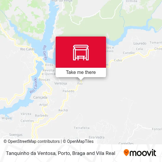 Tanquinho da Ventosa map