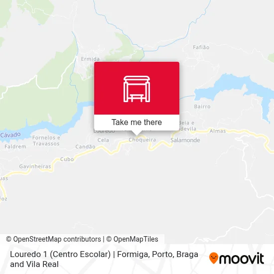 Louredo 1 (Centro Escolar) | Formiga map