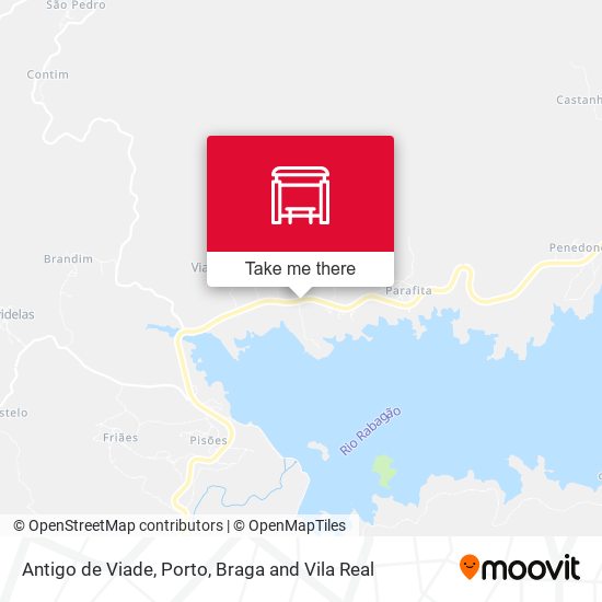 Antigo de Viade mapa