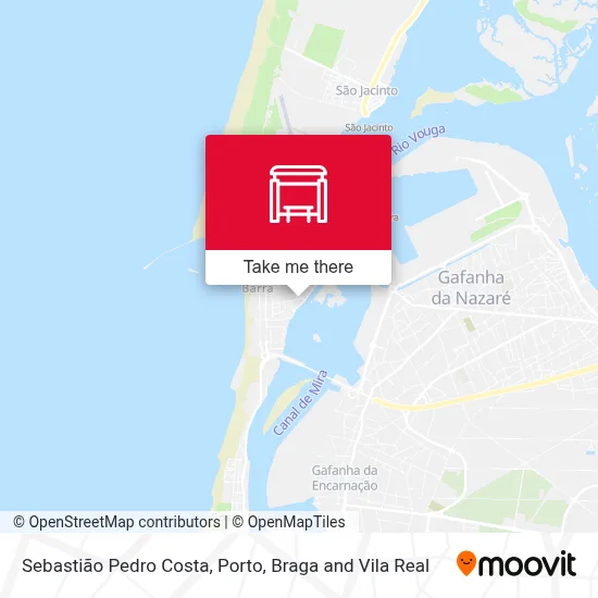 Sebastião Pedro Costa map