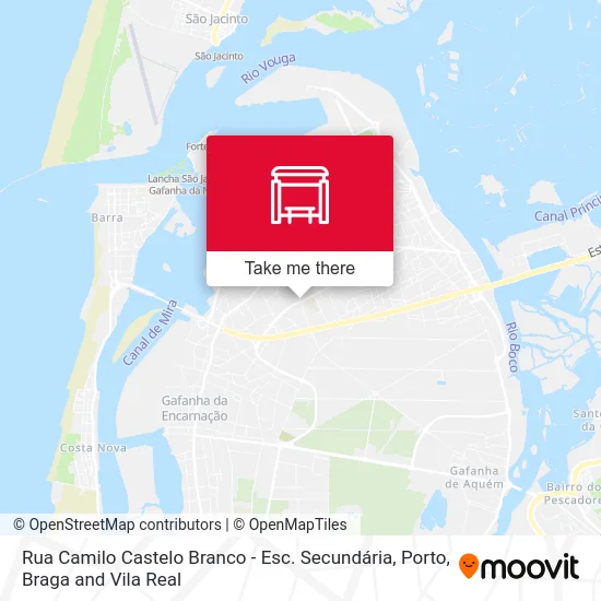 Rua Camilo Castelo Branco - Esc. Secundária map