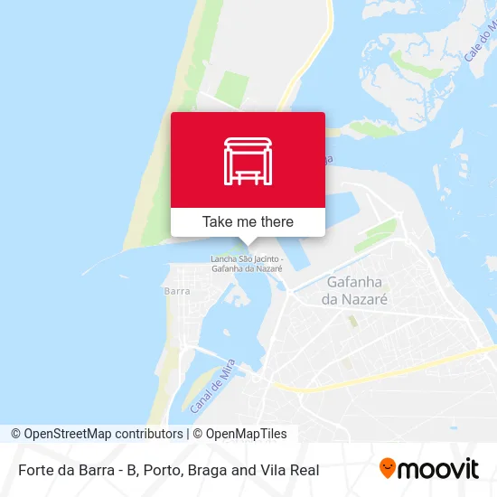 Forte da Barra - B map