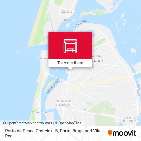 Porto de Pesca Costeira - B mapa