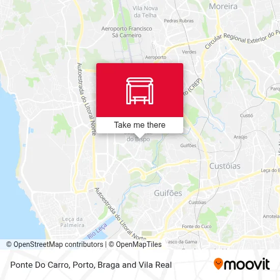 Ponte Do Carro map