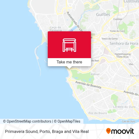 Primavera Sound map