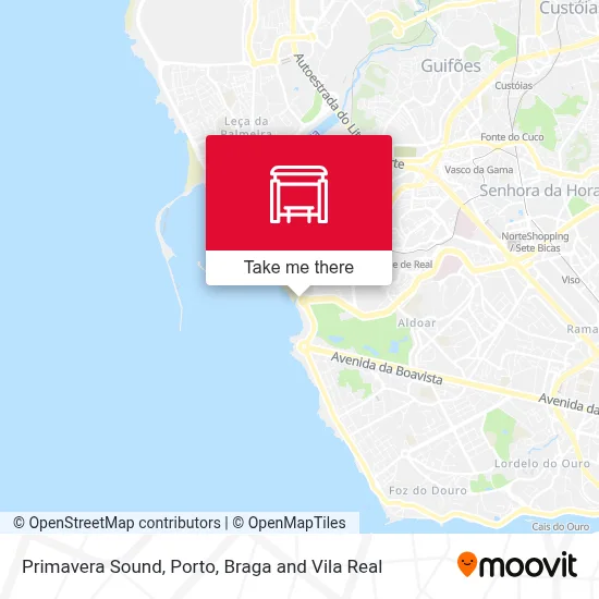 Primavera Sound map