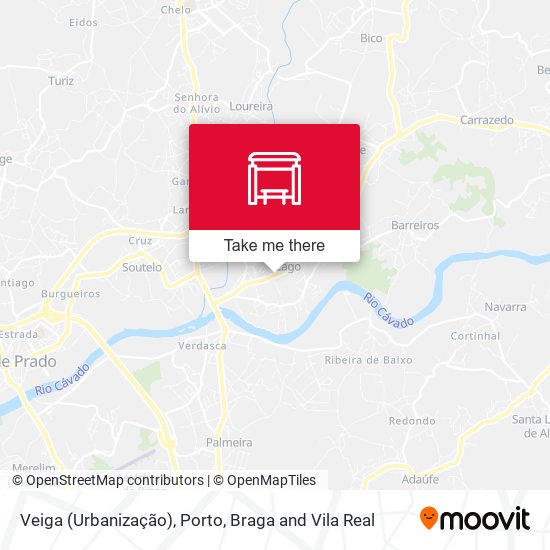 Veiga (Urbanização) mapa