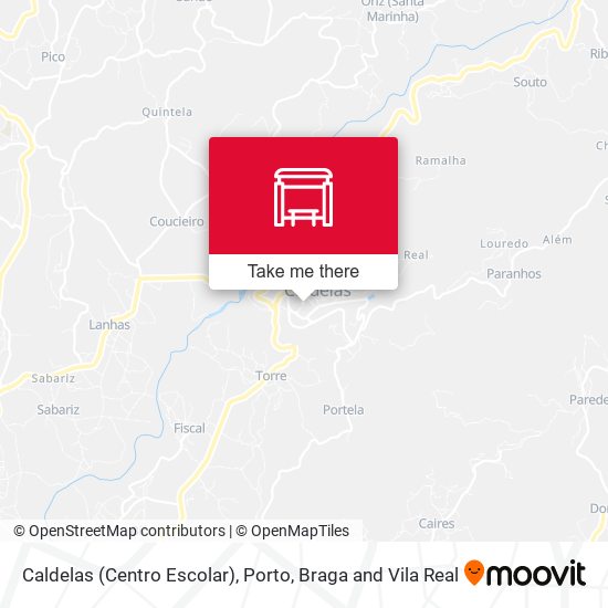 Caldelas (Centro Escolar) mapa