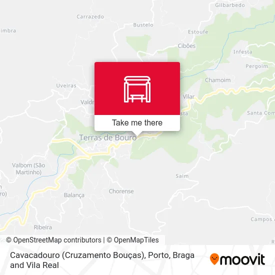 Cavacadouro (Cruzamento Bouças) map