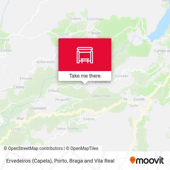 Ervedeiros (Capela) map