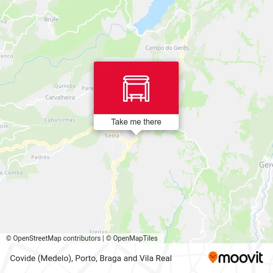 Covide (Medelo) map
