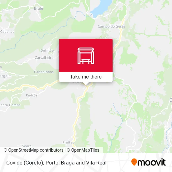 Covide (Coreto) map