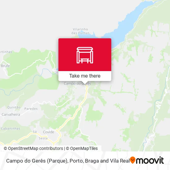 Campo do Gerês (Parque) map