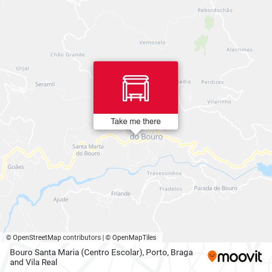 Bouro Santa Maria (Centro Escolar) mapa