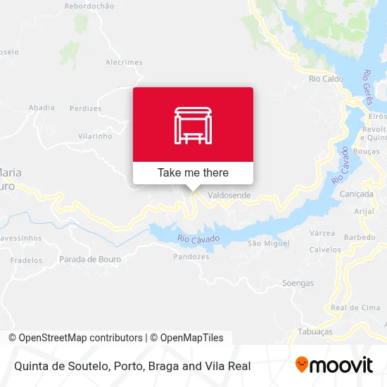 Quinta de Soutelo map