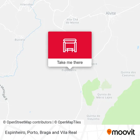 Espinheiro map