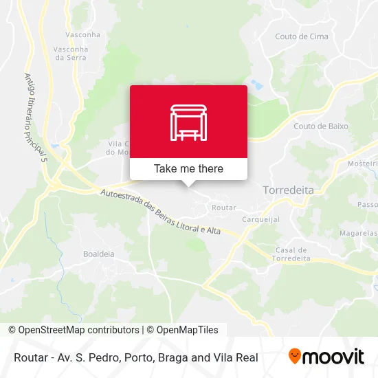 Routar - Av. S. Pedro map