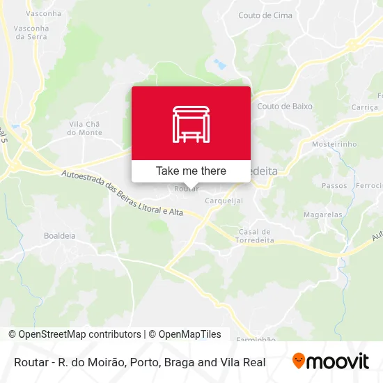 Routar - R. do Moirão map