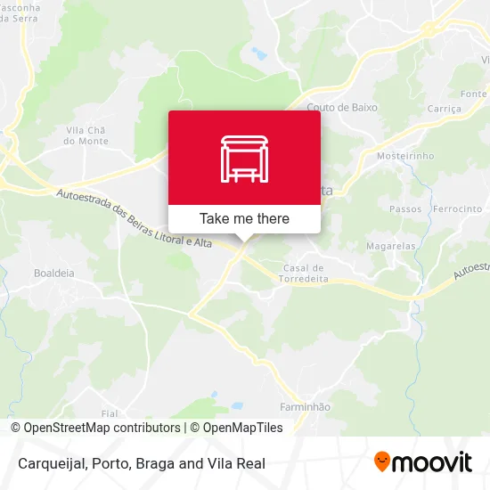 Carqueijal map