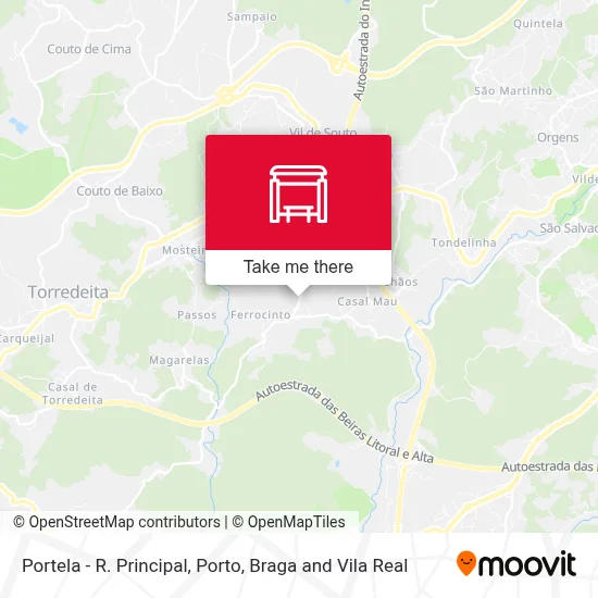 Portela - R. Principal map