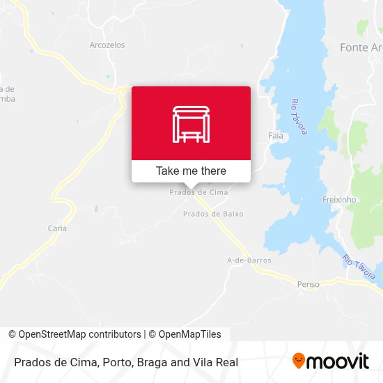 Prados de Cima map