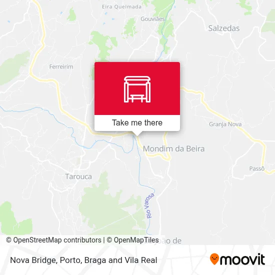 Ponte Nova map