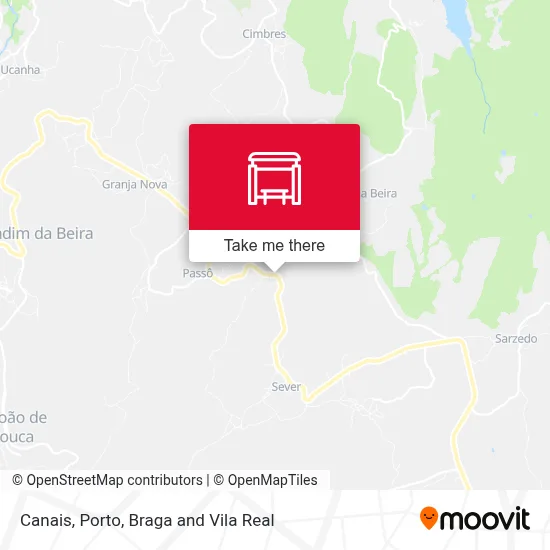 Canais map