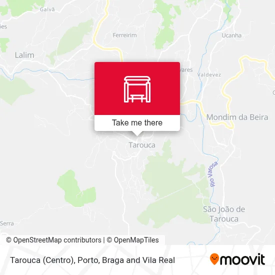 Tarouca (Centro) map
