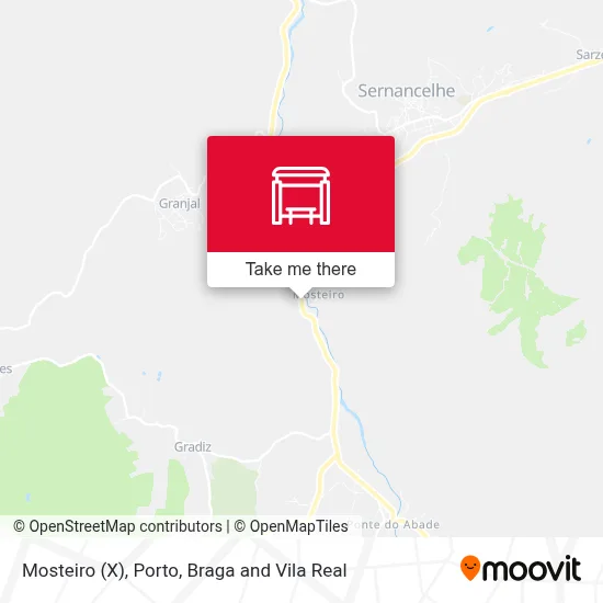 Mosteiro (X) map
