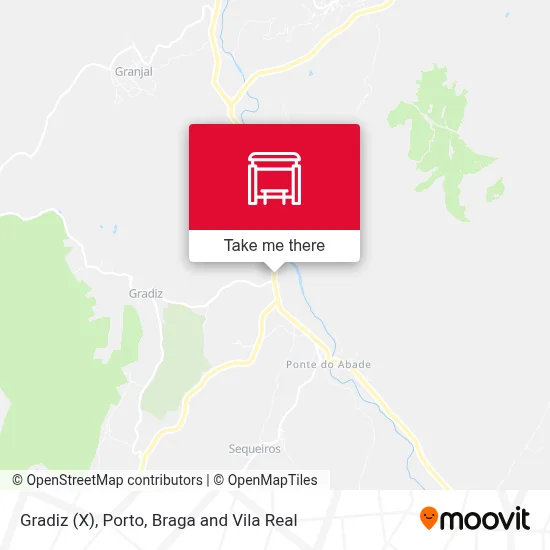 Gradiz (X) map