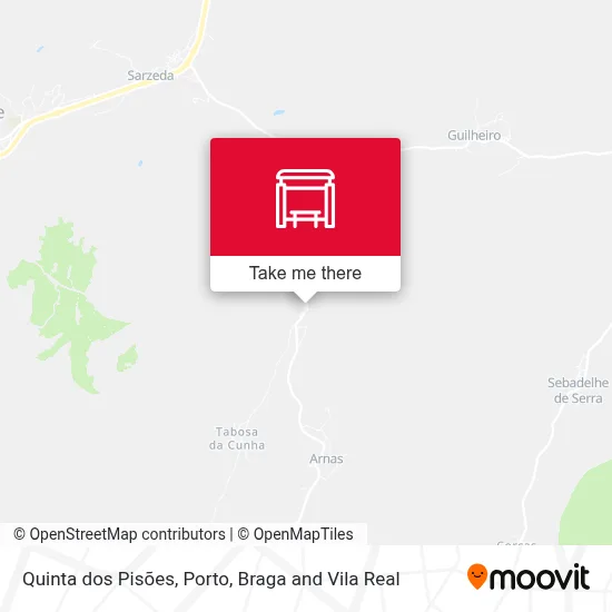 Quinta dos Pisões map