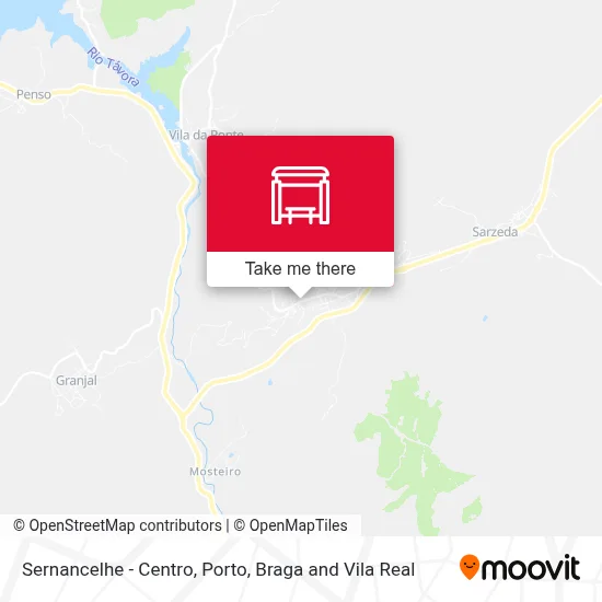 Sernancelhe - Centro map