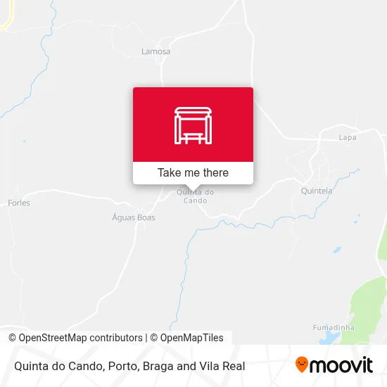 Quinta do Cando map