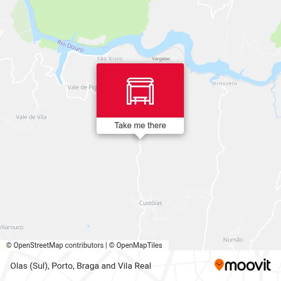 Olas (Sul) map
