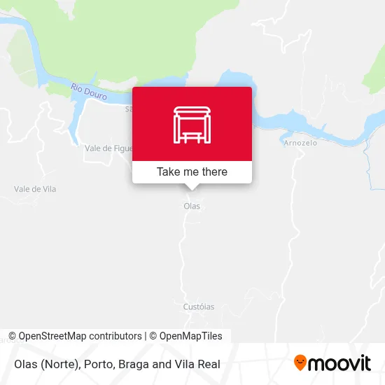 Olas (Norte) map