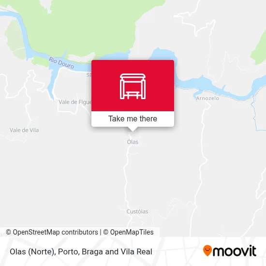 Olas (Norte) map