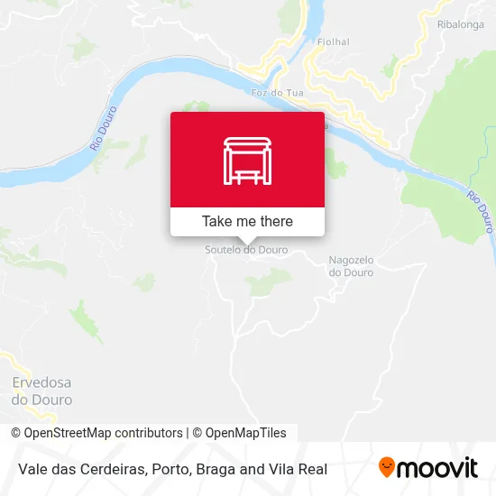 Vale das Cerdeiras map