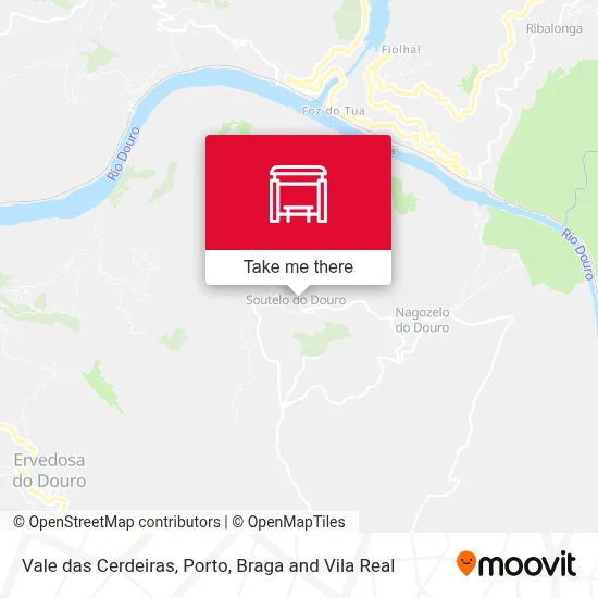 Vale das Cerdeiras map