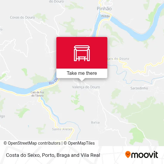 Costa do Seixo map