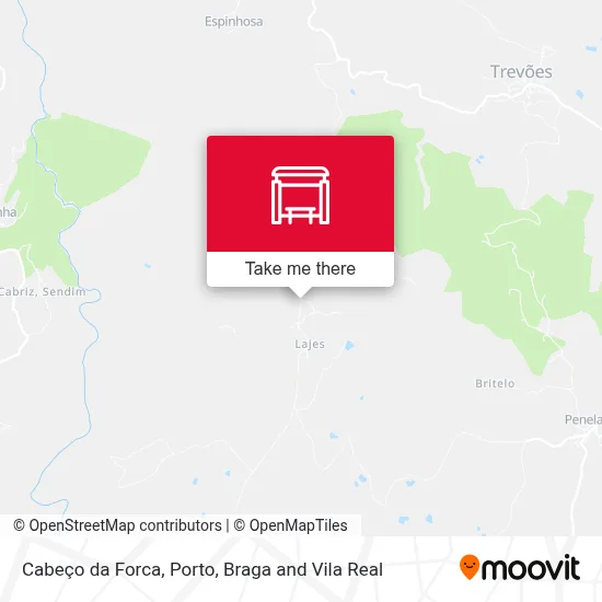 Cabeço da Forca map