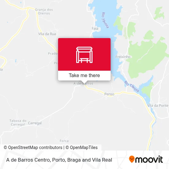 A de Barros Centro map